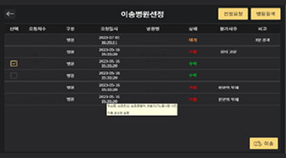 환자정보 입력