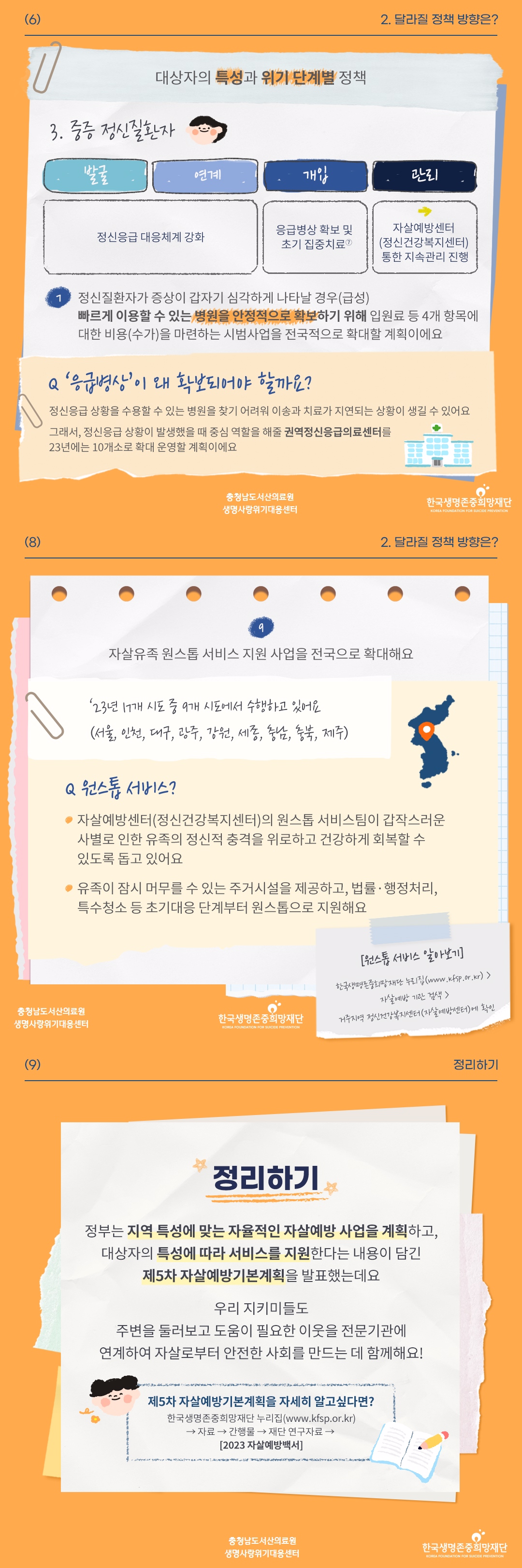 제5차 자살예방 기본계획_달라진 정책방향? 3