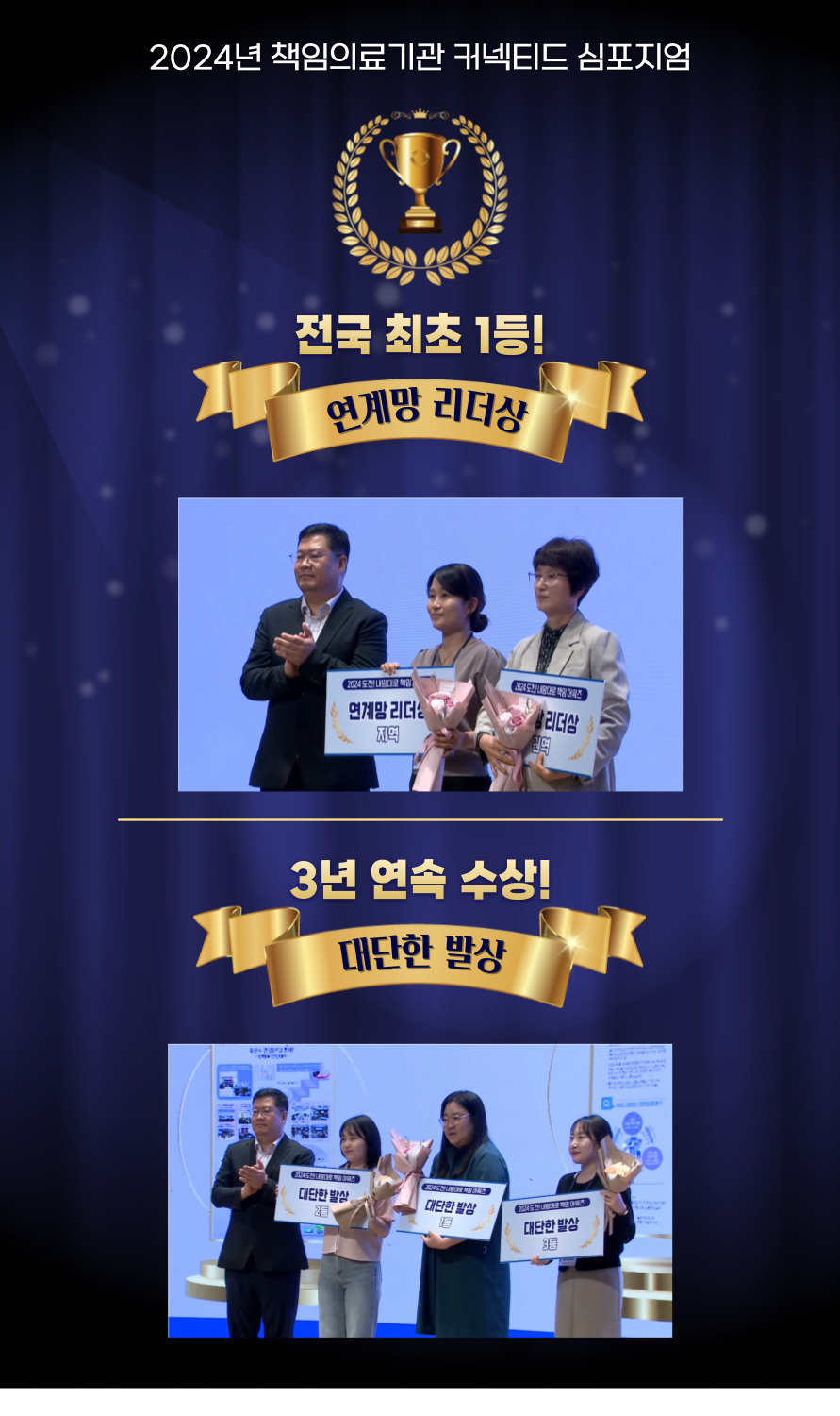 2024년 책임의료기관 커넥티드 심포지엄, 2관왕 달성 쾌거 ! 첨부 이미지